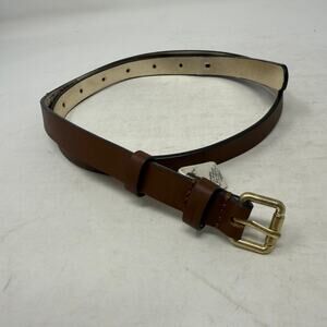 Boden Women's Brown 100% LEather Belt Gold Buckle Size Small